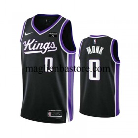 Maglia NBA Sacramento Kings MALIK MONK 0 Nike ICON EDITION 2023-2024 Nero Swingman - Uomo